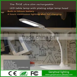 2015 Led Desk Lamp Ultra-thain Plated Edge Lamp Head,ultra-fine Goose Neck Lamp Arm Usb Charging Cable User Manual thumbnail-3
