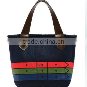 Fashion Seamed Tote Bags for Storing Personal Things thumbnail-1
