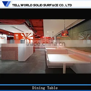 Restaurant Artificial Stone Top Dining Table/Dining Room Furniture thumbnail-1