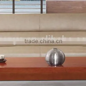 2015 Heated Wooden Frame Office Furniture Office Leather Soft Sets With Soft Cushion thumbnail-4