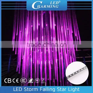 RGB LED Bright Falling Star LED Christmas Tube Lights For Hotel thumbnail-2