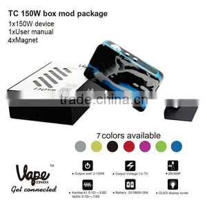 New Design VTM 150W Vape Connexx Temperature Control Vaporizers 150 Watt Box Mod in Stock thumbnail-4