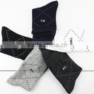 China Wholesale Custom Lambswool Sock for Men/mens Cotton Socks thumbnail-3