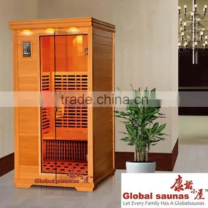 Dome Sauna With Door Models Wood With Glass thumbnail-1
