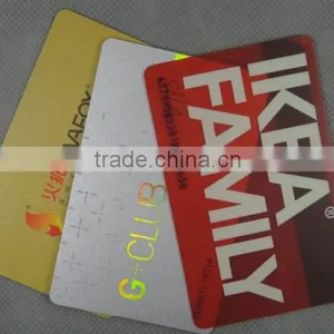 Special Design Plastic Credit Card With Hole Punch With Serial Number thumbnail-1