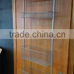 5 Tiers Metal Over Door Storage Baskets thumbnail-2