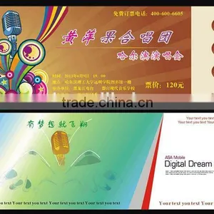 New Style Hang Tag Swing Thermal Print Paper Rfid Ticket thumbnail-1