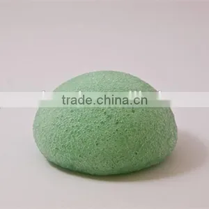 2015 Natural Japan Konjac Sponge Round Facial Sponge Bamboo Charcoal Face Cleaning Konjac Sponge thumbnail-3