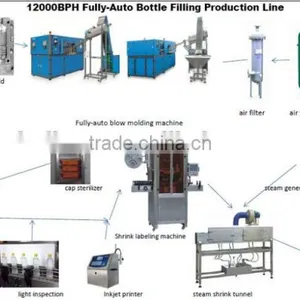 Computer Controlled 12000BPH Small Water Bottle Filling Machine thumbnail-3