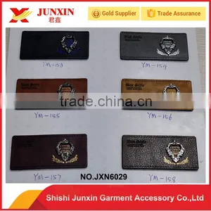 OEM and Custom Quality Sew on Jeans Leather Labels Tags thumbnail-1