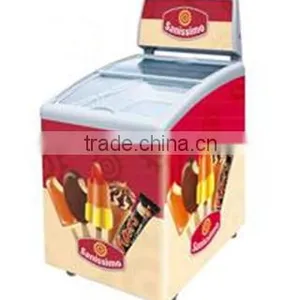 151L Curved Double Door Ice Cream Showcase Freezer thumbnail-4