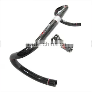 2016 Xinshun Mountain Bikes Carbon Handlebar Mtb Road Bike Accessories Bicycle Parts Grips With Stem BH2213 thumbnail-2