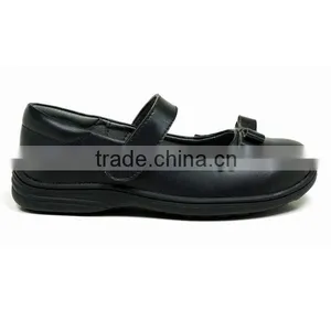 Wholesale Cheap Teenage Girls Flat Back to School Fitkids Shoes With Bow Knot thumbnail-2