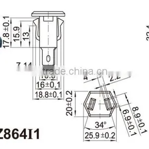 ac Power Socket Connector,alloy Material Electrical Plug DC Stereo Switch thumbnail-5