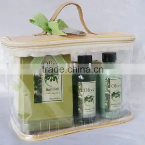 Bath Gift Set(body Lotion,shower Gel, Flower Soap, Bath Salt) thumbnail-1