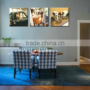 Chinese Modern Wall Hanging Abstract Canvas Dog Oil Painting thumbnail-1