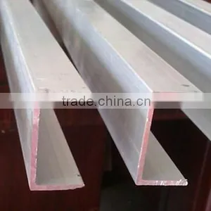 Mill Finish Extruded Channel Aluminum C Channel Profiles thumbnail-2
