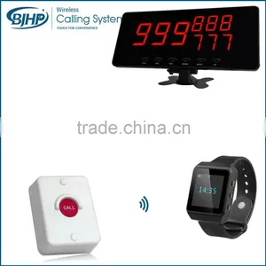 12v Buzzer Electronic Pager 3 Digit Led Calling System thumbnail-3
