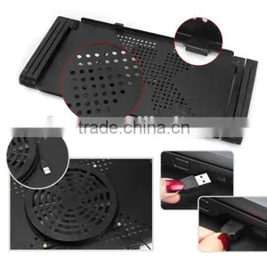 Portable Folding Multipurpose Laptop Stand With Cooler Fan ,adjustable Laptop Desk Cooler Stand thumbnail-4