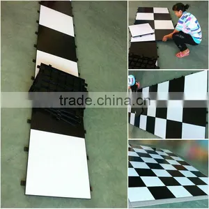 Portable Event Dance Floor Classical Black&white thumbnail-1
