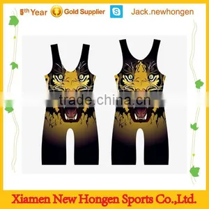 Sublimated Wrestling Singlet/wrestling Wear thumbnail-3