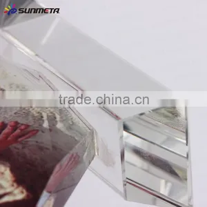 Top Quality Sitting Room Decoration Octagonal Crystal Photo Frame For Sublimation thumbnail-5