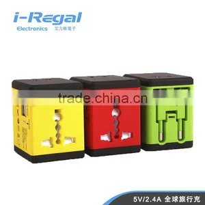 Multi-nation Travel Adapter With USB Charger,Charger In Over 150 Countries thumbnail-1