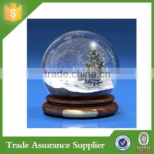 Chinese Cheap Custom Christmas Tree Plastic Snow Globe thumbnail-1