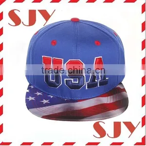 New Arrival Custom Flat Brim Embroidery Snapback Cap/Hat thumbnail-4