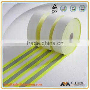 Fire Flame Retardant Reflective Fabric Tape for Clothing thumbnail-1