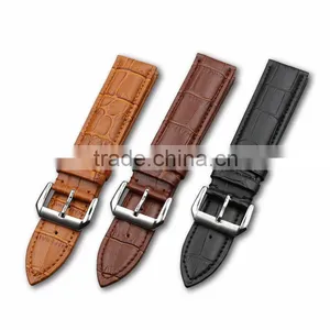 Luxury Brand Watch Leather Band With Stainless Steel Pin Buckle thumbnail-1
