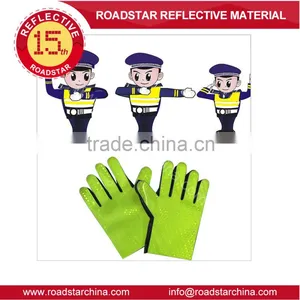 Double Reflective Side Pvc Prismatic Reflective Glove for Police thumbnail-1