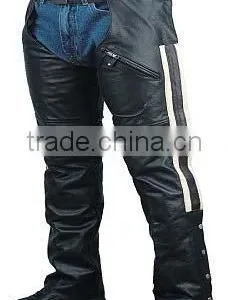 Leather Motorbike Fashion Racing Chap thumbnail-1