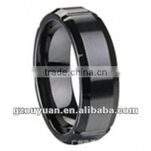 Oversized Unique Design Black Ceramic Ring 2012 Hot Sell Design Ring thumbnail-1