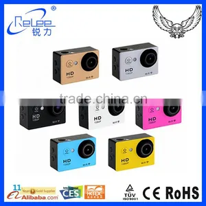 New Arrival 2.0 Inch 12MP 140 Degree Angle 30m Underwater Wifi Action Camera thumbnail-2