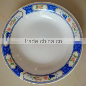 9.25 Inch Edgefold Porcelain Plate , Hotel and Restaurant Porcelain Dinner Plate thumbnail-3