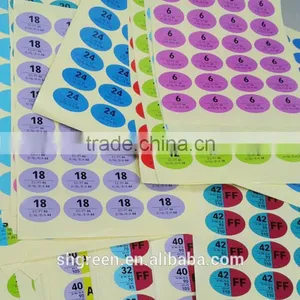 Colorful Size Sticker for Garment thumbnail-1