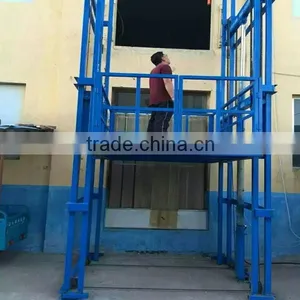 4.5m Hydraulic Freight Lift Vertical Platform Cargo Elevator for Warehouse thumbnail-1