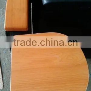 Solid Wood Move PU Leather Auditorium Chair/Leather Auditorium Seating/Leather Auditorium Seat YA-17 thumbnail-2