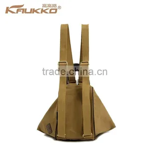 Novel Canvas Shoulder Bag Fashion Handbag Convert To A Backpack From A Shoulder Bag Pattern Shoulder Bag thumbnail-3