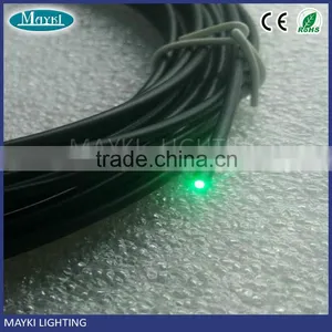 14mm Fiber Optic End Light Cable for Lighting With Black PVC Cover thumbnail-1