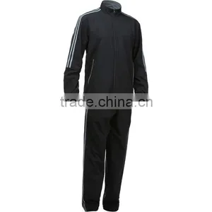 Black Color Unisex Tracksuit / Training Suit thumbnail-1