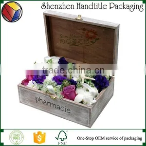 Flower Box Wood Planter Boxes thumbnail-6