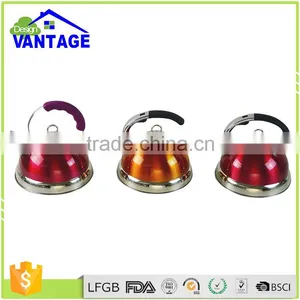 2016 New Design 2.5L Stainless Steel Whistle Tea Kettle With Mirror Polished thumbnail-3