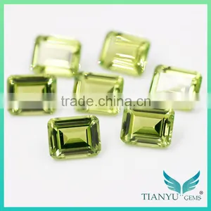 Loose Synthetic Gemstone #139 Emerald Cut Nanosital Stone Wholesale Price thumbnail-6