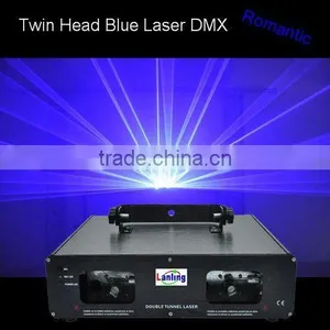 Twin Head Laser Blue 300mW DMX Controlled thumbnail-1
