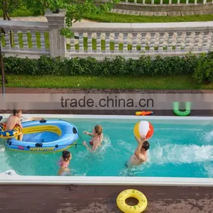 Australia Outdoor Massage Spa Tub Endless Swimming Pool Spa thumbnail-2