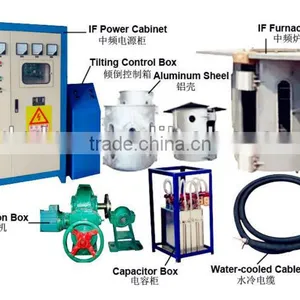 300kg Aluminum Alloy Induction Melting Furnace thumbnail-1