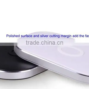 Non-slip Inductive Charger Wireless Qi Power Charging Pad For IPhone / Samsung / Nokia & Others With Qi Compatible Receivers thumbnail-2