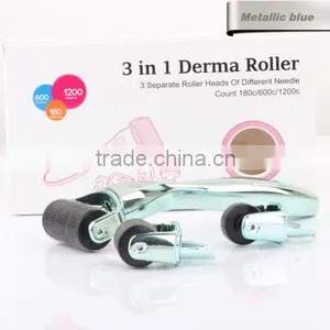 Widely Used Cheap Dermo Roll Kit 3 in 1 Derma Roller With Replcaeable Roller for Beauty thumbnail-2